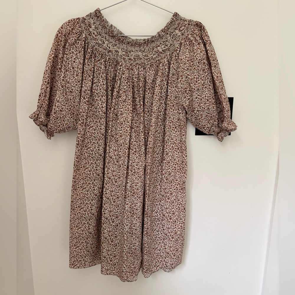 Doen
ODESSA DRESS -- SIENNA CHAMPIGNON FLORAL
Size small 
EUC